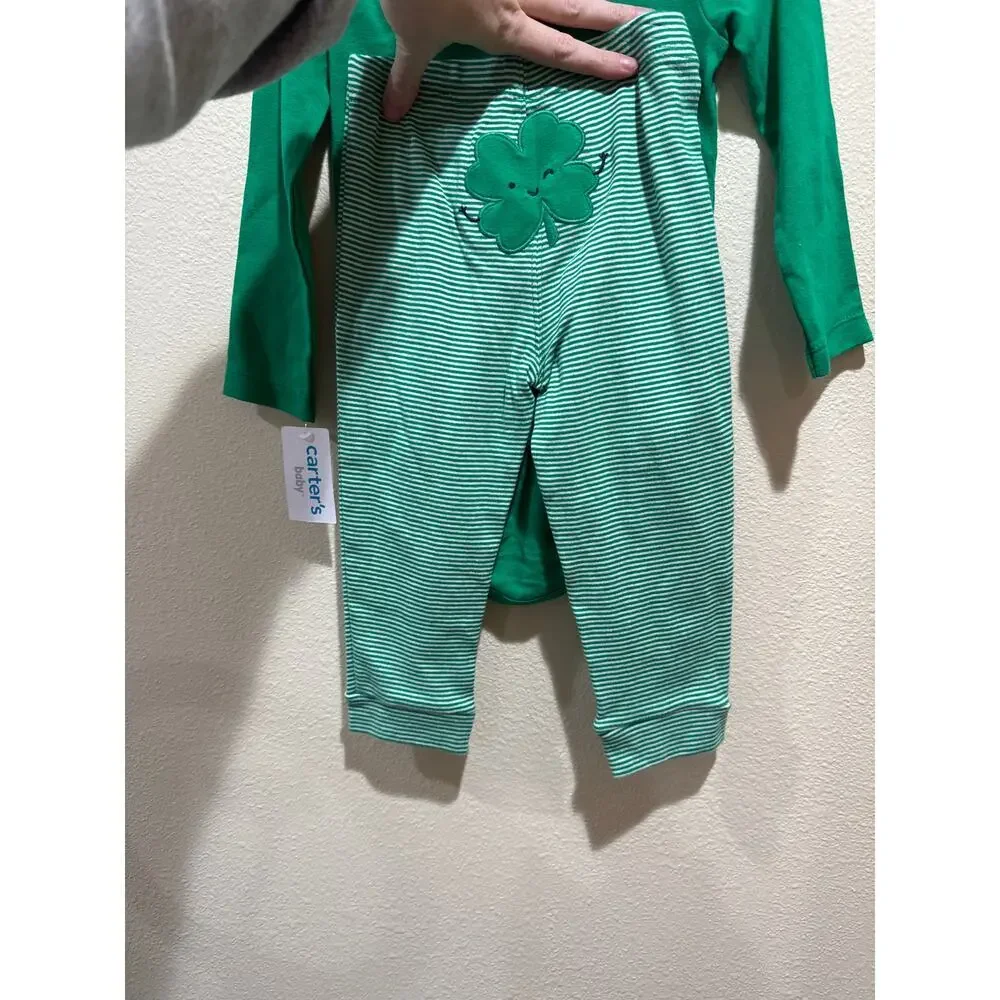 Carters My First St Patrick’s Day Onesie Set Size 24 months new